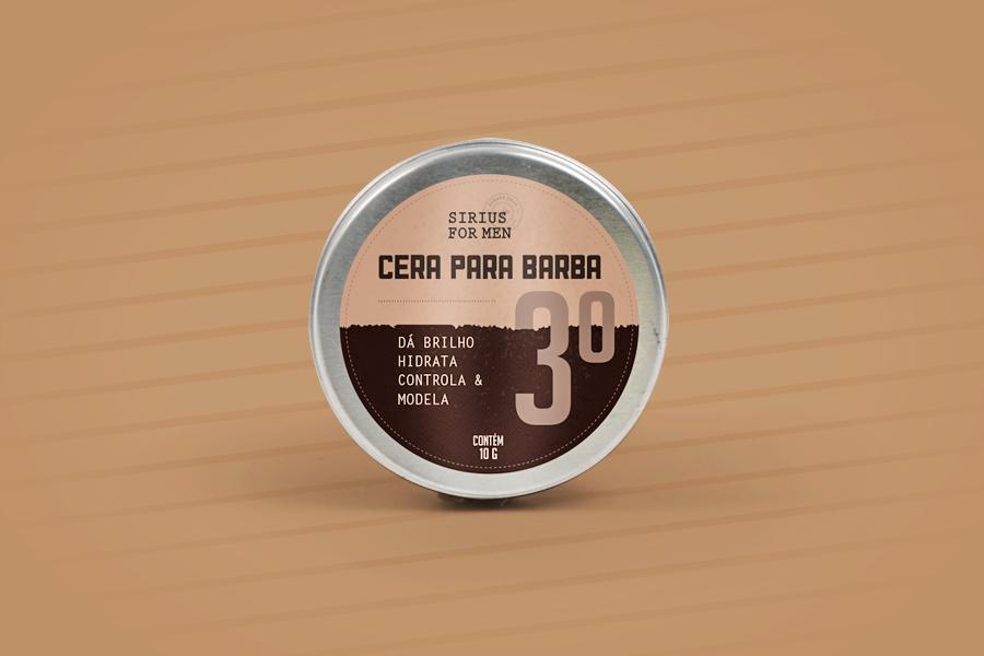 Embalagens Linha Sirius For Men sirius for men cera