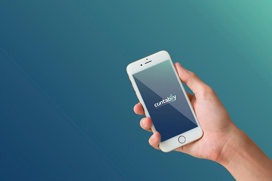 Contabily - Nova Identidade Visual logo contabily celular