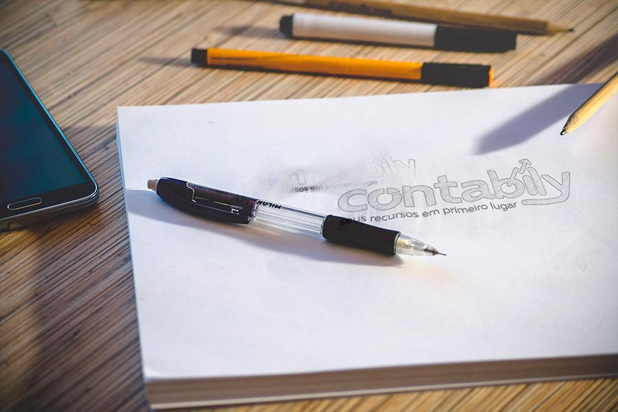 Contabily - Nova Identidade Visual logo contabily processo